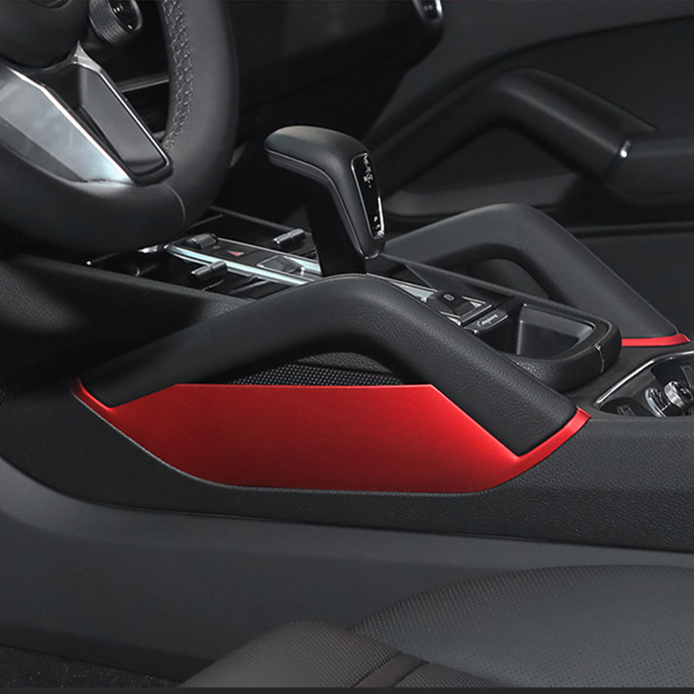 Car Center Console Armrest Side Storage Box Mobile Phone Box Holder Organizer Cover Trim For Porsche Cayenne 2018-2026 Car Accessories