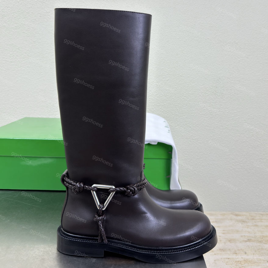 James Boot Designer Women Winter Fashion Classic Booties Genuine Leather James Ankle Boot Platform Knight Boots