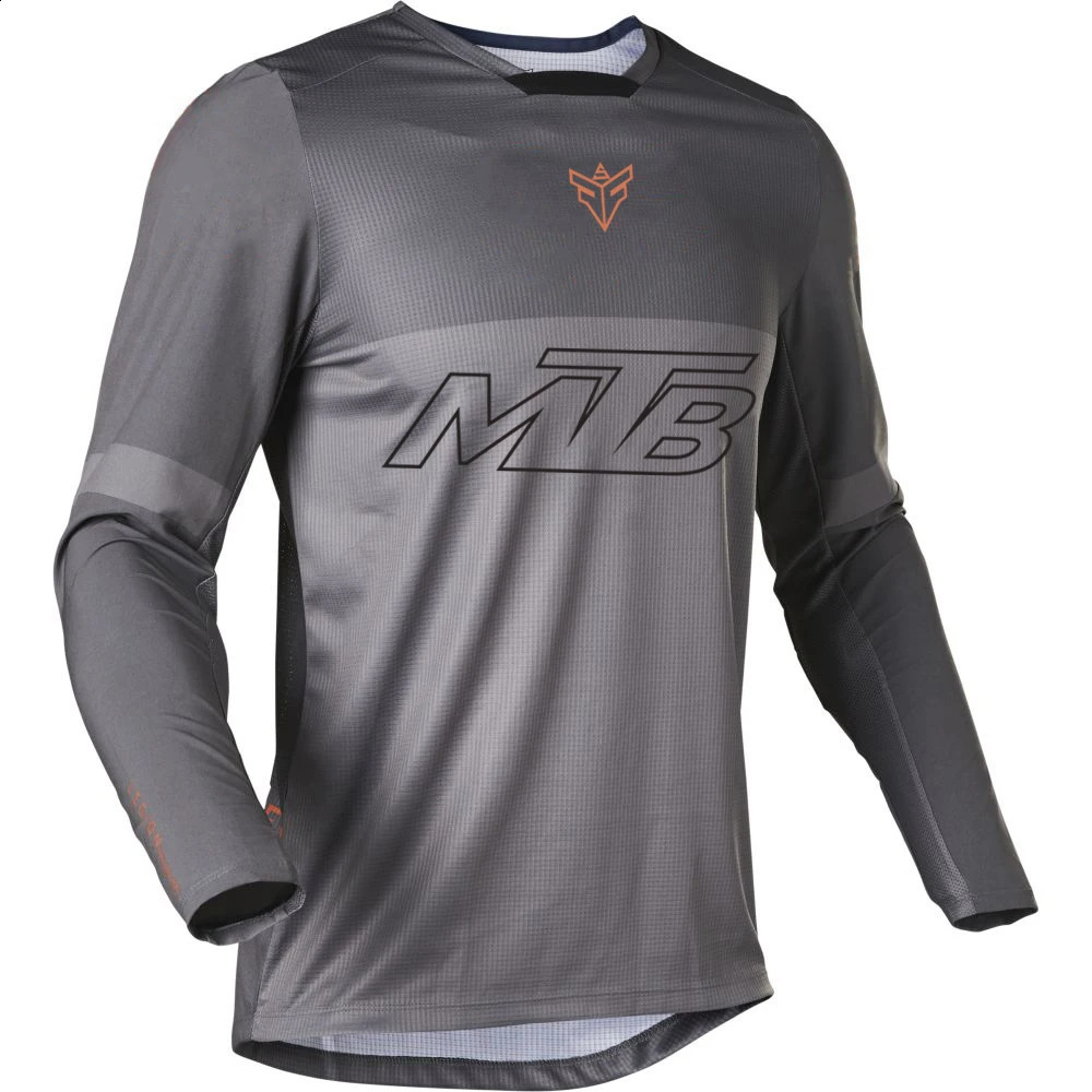Mens Long Sleeve Motocross Cycling Jerseys Downhill Mountain Bike MTB Shirts Offroad DH Bicycle Jeresys Clothing 250920