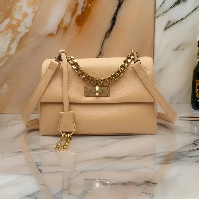 design French Fashion Style Women s Crossbody Bag Minimalist Retro Leather Women s Shoulder Bag Casual Solid Color Handbag Autumn New Designer Bag