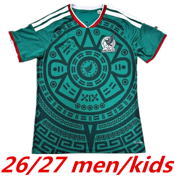 new 20226 2027 Mexico Gold Cup Soccer Jerseys 26 27 CHICHARITO GIMENEZ H.LOZANO HOME AWAY Football Shirt Mexique E. ALVAREZ A.VEGA RAUL Men Woman KidS KiT Green 999