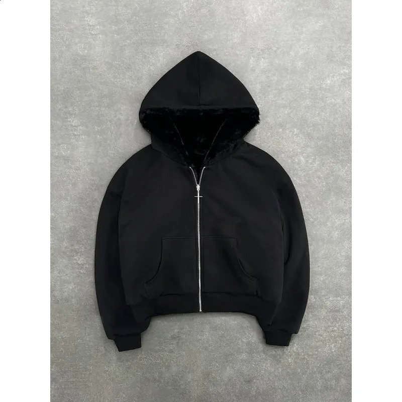 European and American AutumnWinter Hoodie Retro Leopard Pattern Inner Zipper Hoodie 250920