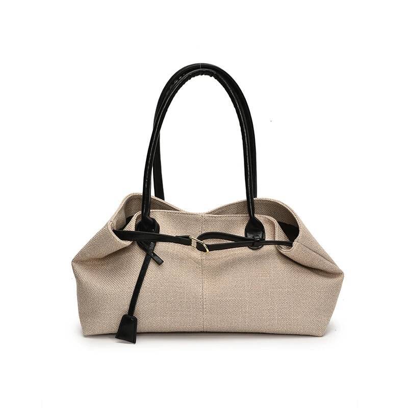 Leather Handbag With Simple Style Large Capacity Women s design Shoulder Bag With Zipper Women s Armpit Tote Bag Autumn New Designer Bag