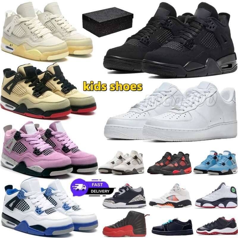 Kids Shoes Running Designer Shoes Children Youth Outdoor kids trainers Toddlers Boys Girls Sport Shoe Black Grey Royal Grey Pink White Navy Beige England Style