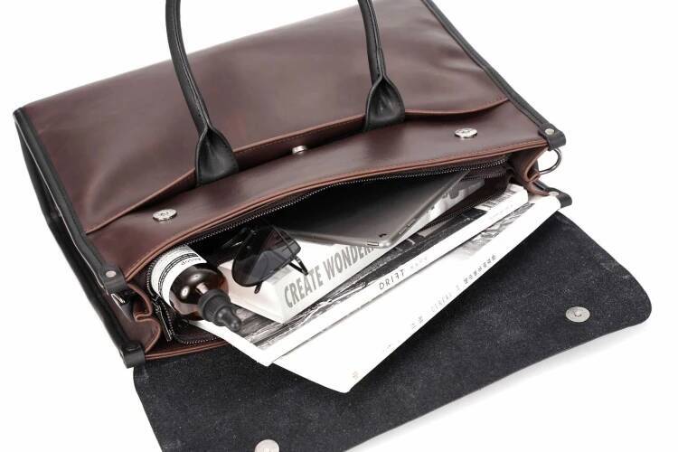 design Leather Men s Briefcase Retro Style Cowhide Handbag Large Capacity Crossbody Bag Casual Fashion Computer Bag Autumn New Designer Bag Women s Sh