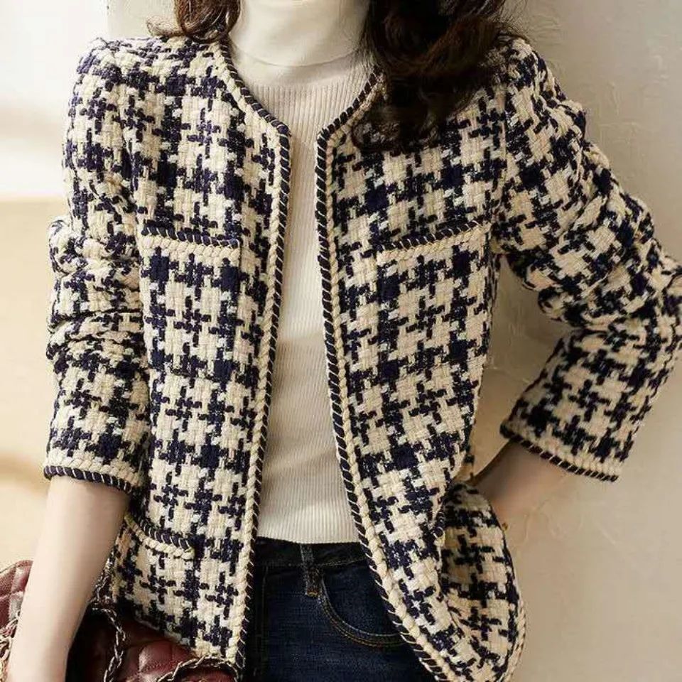 Luxury Brand Designer Clothing Jacket 2025 Little Style Jacket New Women's Early Autumn Versatile Socialite Elegant Tweed Top Slimming Goddess St