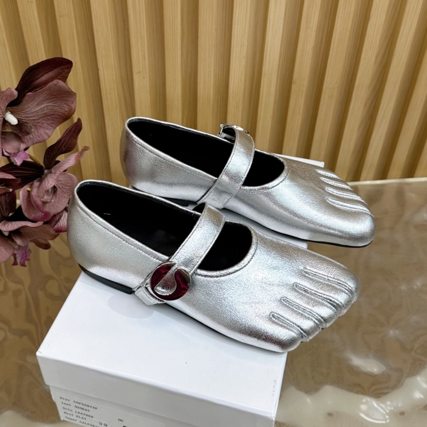 Toile de qualité miroir Tabi Chaussure Designer Chaussures Femmes Homme Sneaker Piste Robe de luxe Casual Chaussure plate Mocassin Sport Entraîne