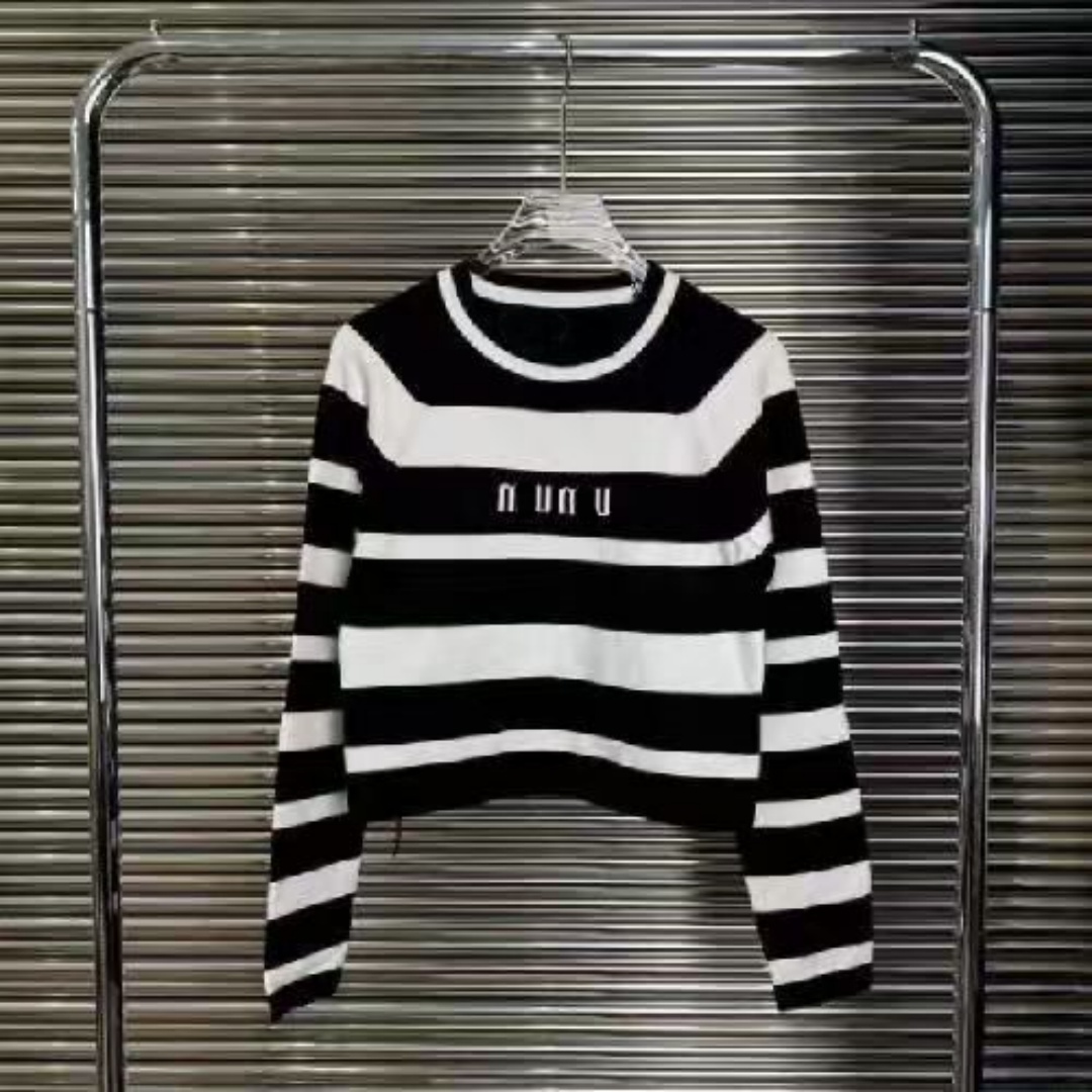 Women's sweater designer wool sweater winter warm knit sweater long sleeved women's classic sportswear top embroidered women's top