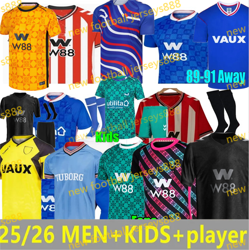NEW S-4XL soccer jerseys SUNDerLAND 25 26 home away 2025 2026 DAJAKU EMBLETON BROADHEAD Gooch O'NIEN Stewart PRITCHARD Clarke football shirts kids kits fans