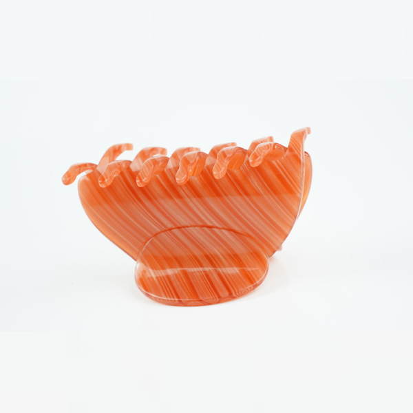 Designer hair clip, women's fashion casual trend, red small hair clip, women's claw temperament, women Chase the Orange Era, Fashionable Ora