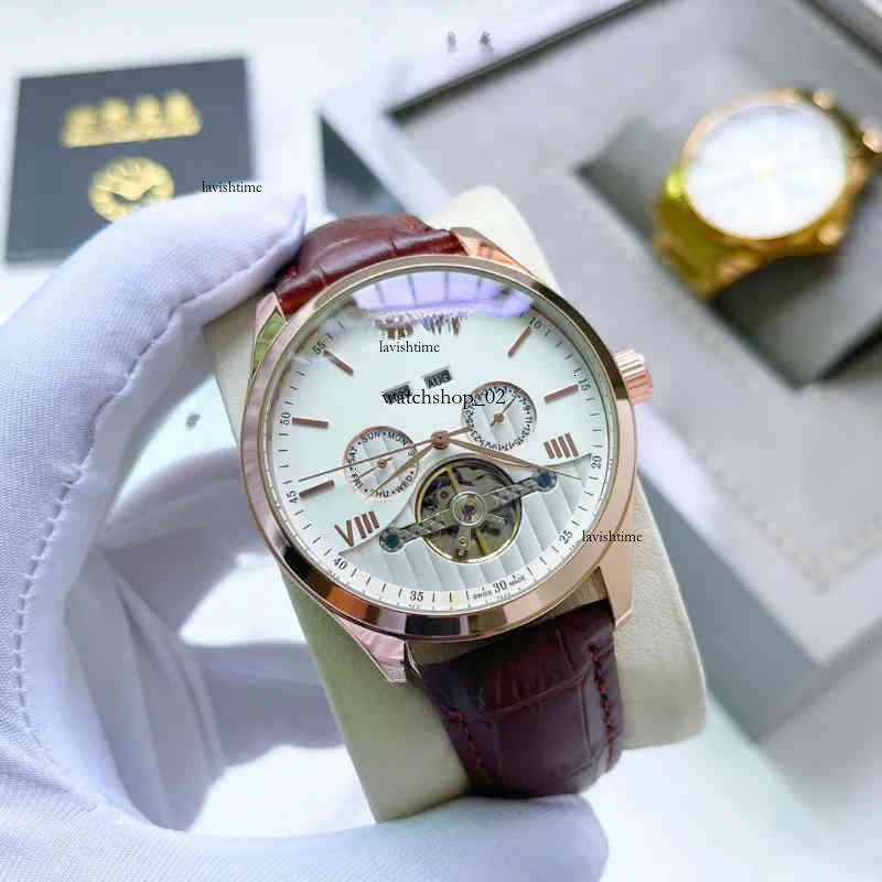 AAA Pate Pateckedly Philipes Complex Function Tourbillon Patekedes Men Watchman Full Stainless Steel Automatic Women Watchly Philiply Watch