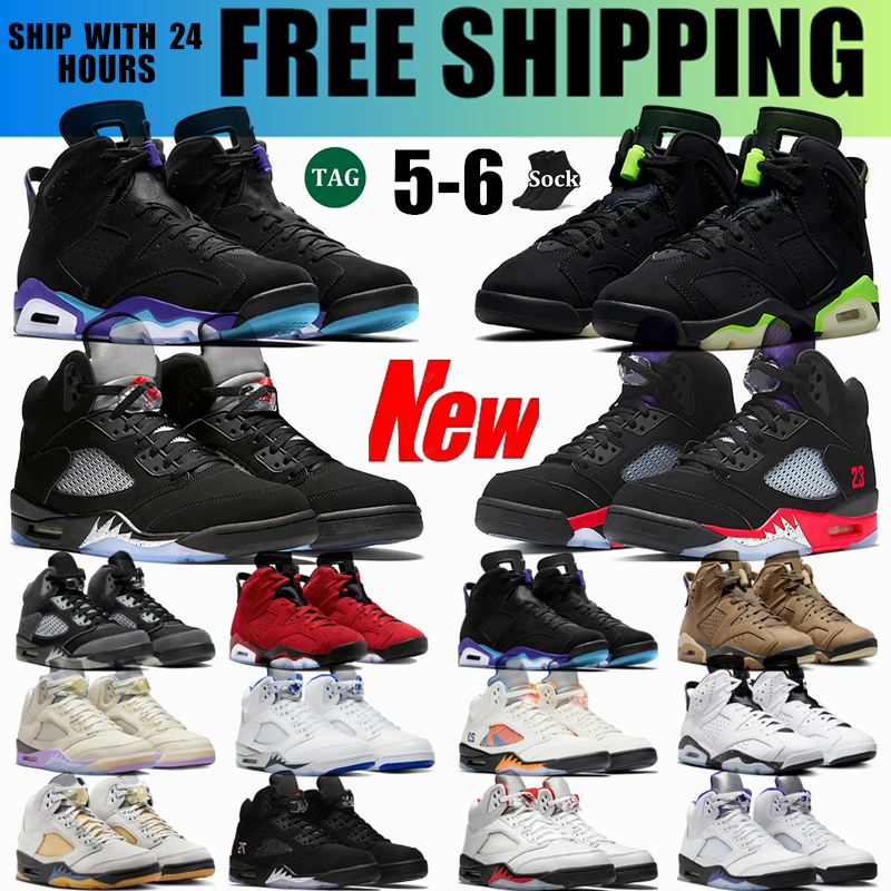 Designer 5 5s Men Basketball Shoes 6 6s Raging Georgetown Toro Bravo Bull Fire Reverse golden Metallic Reimagined Ticket Burgundy Olive Sail Cool Blue Mans Sneakers