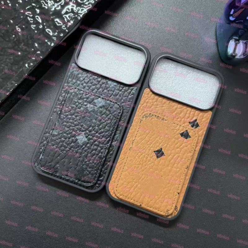 Étuis de téléphone pour iPhone 17 Air 16 Pro Max 16 15 Plus 14 Pro 13 12 Visetos Designer Fashion Creative Case Holder Designer Case de téléphone