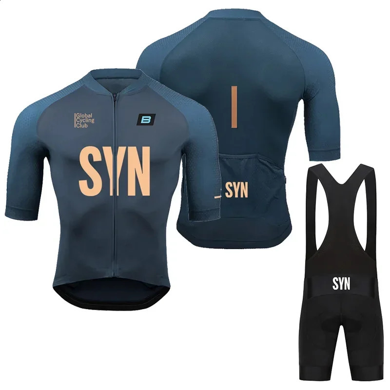 Men Summer SYN BIEHLER Cycling Jersey Set Breathable Racing Cycling Jersey Sport Mtb Bicycle Jersey Bike Cycling Clothing Suit 250920