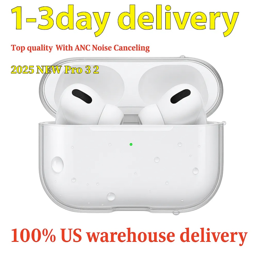 USA Stock for Apple AirPods Pro 2 Airpods pro 3 3rd Earphones Solid Silicone Cute Protective Headphone Cover airpods 4 Wireless Charging Box Shockproof 3nd 2nd Case