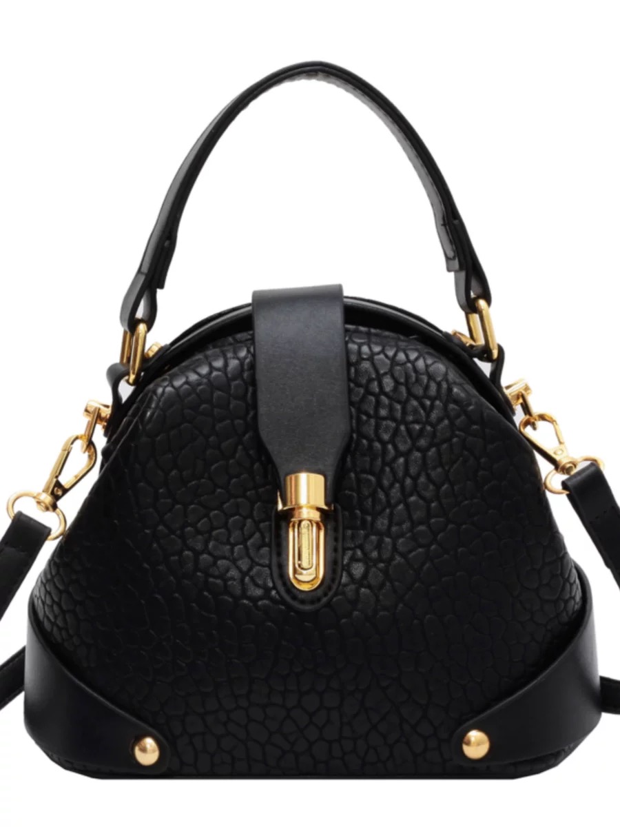 French niche bag for women, new autumn and winter versatile commuting cross-body bag, high-end sense of color collision hand bucket bag.