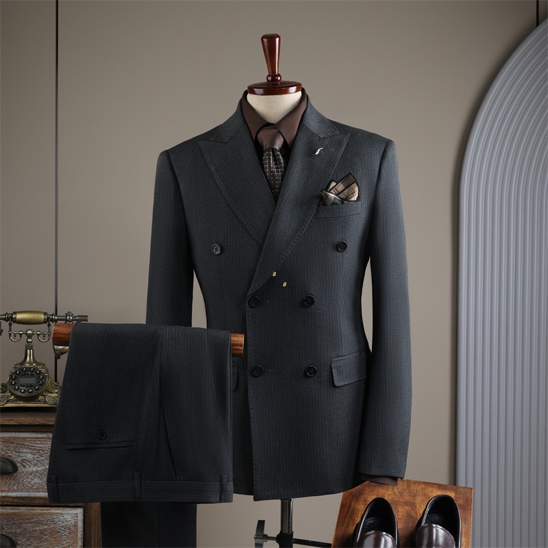 k1648 High-End Men's Casual Suit - Trendy Short Jacket with Niche Design