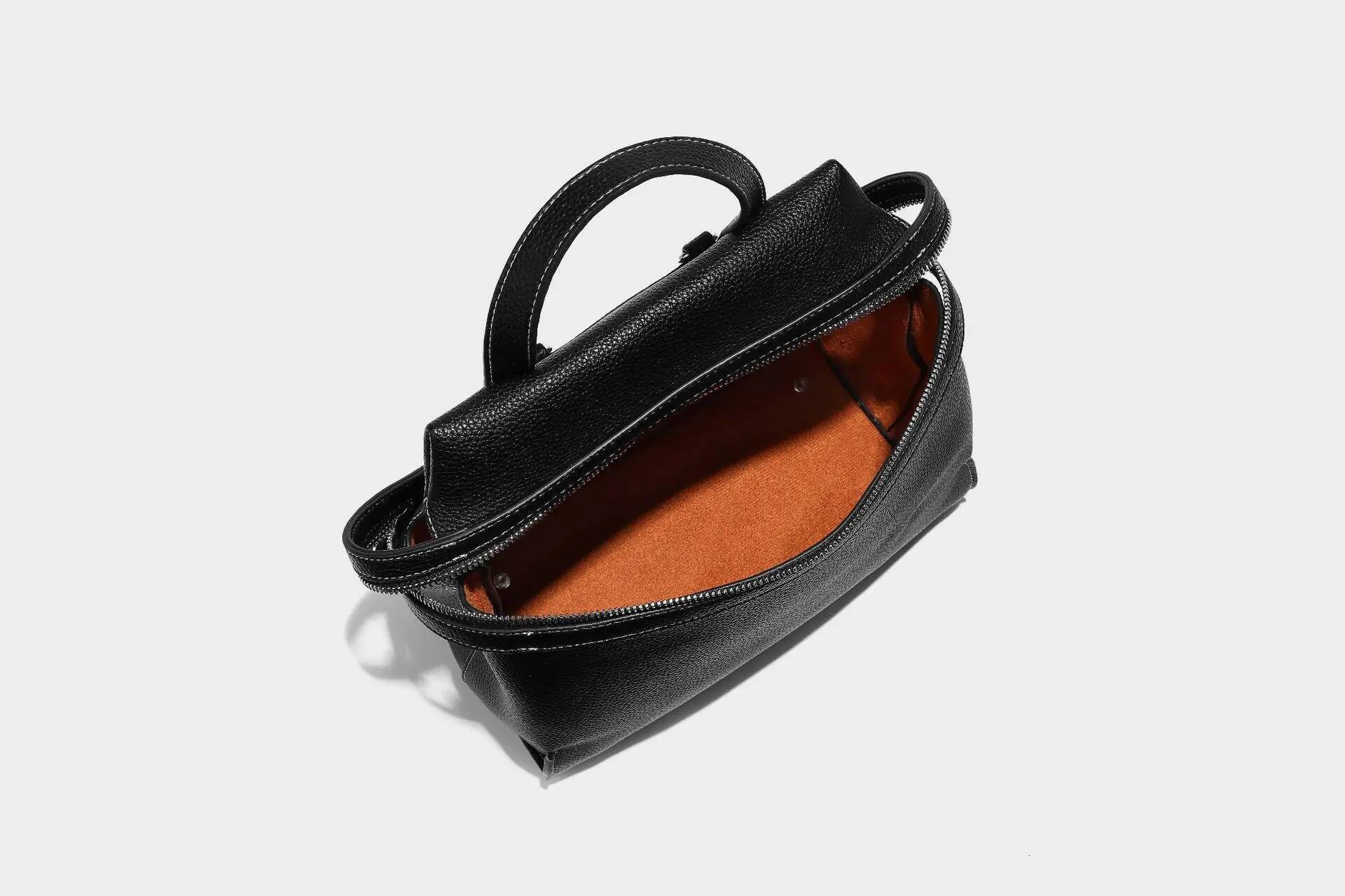 Fashion Leather Solid Color Lychee Women s Shoulder Bag Printed Handbag Pu Large Capacity Women s Crossbody Bag Commuting Handbag design Autumn New De