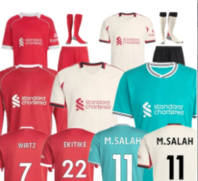 25 26 RedsMohamed Salah SZOBOSZLAI GAKPO MAC DIOGO KERKEZ WIRTZ EKITIKE FRIMPONG BRADLEY ENDO soccer jerseys 2025 2026 DARWIN football shirt