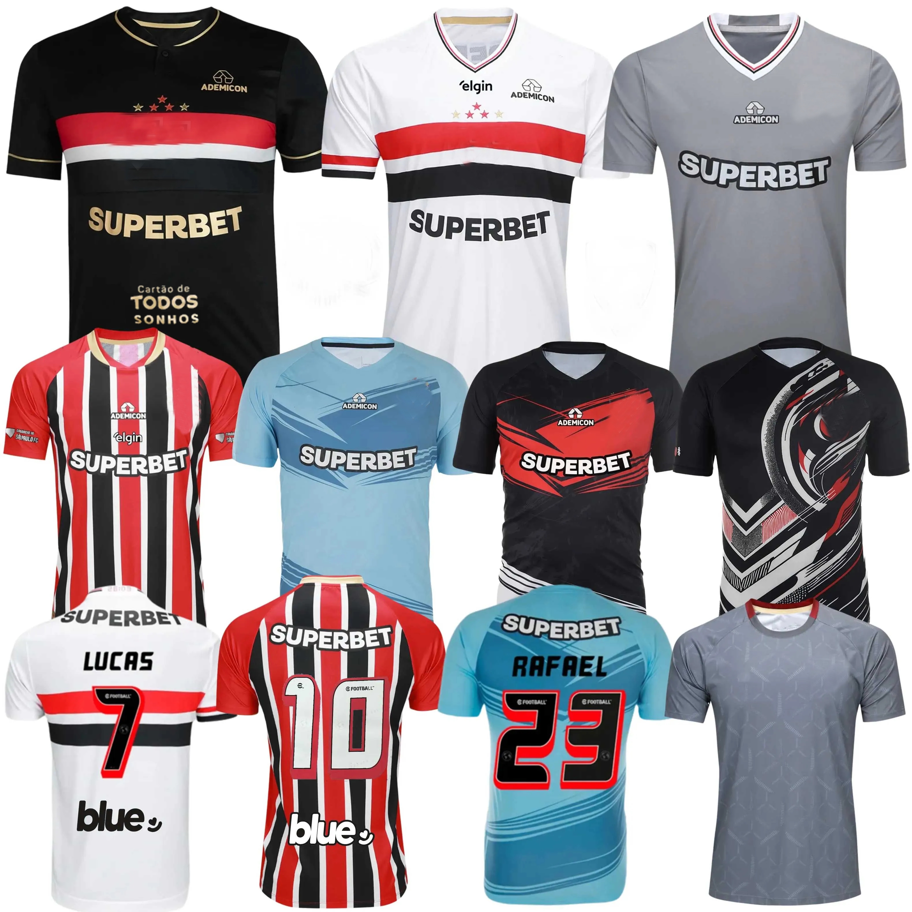 Player Fans Sao Paulo Soccer Jerseys OSCAR 2025 2026 PABLO MAIA ALISSON LUCIANO FERREIRA CALLERI LUCAS WENDELL 25 26 football men women kids shirt 4XL