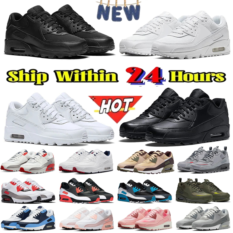 2025 New 90s Designer mens Running Shoes Triple Black White UNC Rose Pink Valentines day Escape Smoke Grey Pale Ivory Camowabb Men Women Train Sports