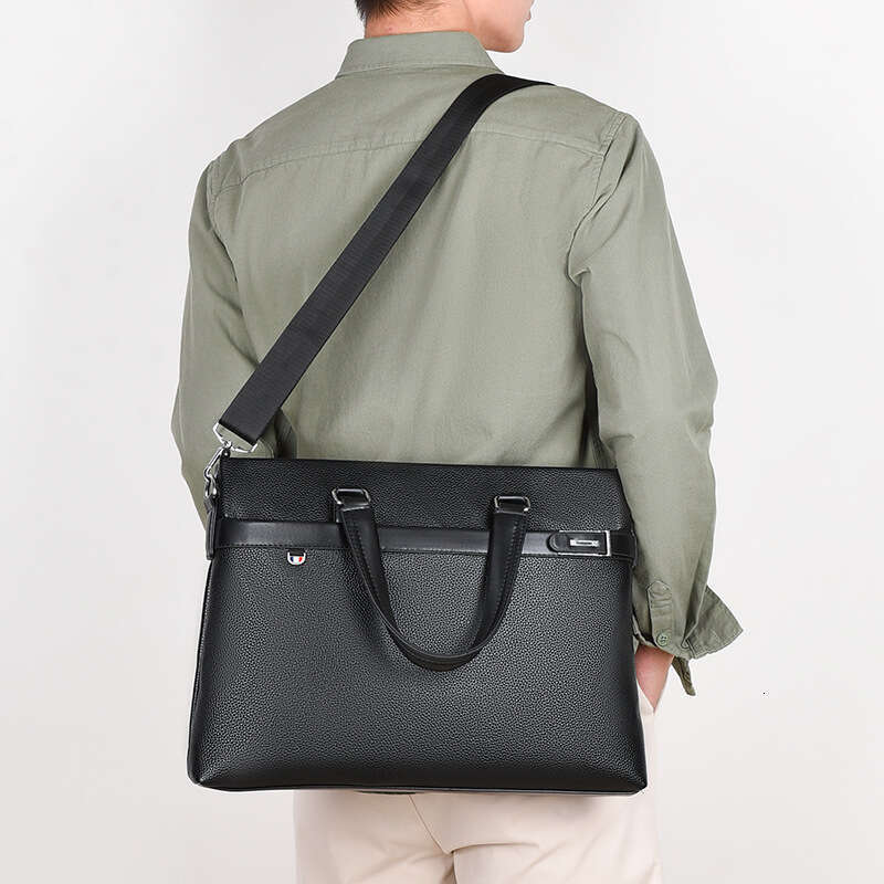Designer Bags Fashion Tote Bags Handbag New Handbag Business Briefcase Shoulder Crossbody Soft PU Leather Laptop Casual Trendy Men's Bag