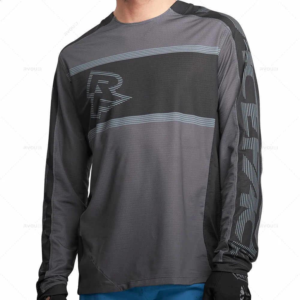 2025 RACE FACE Mountain Bike MTB Shirts Mens Downhill Jerseys Offroad DH Motorcycle Jersey Motocross Sportwear Clothing 250920
