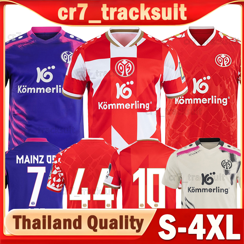 XXXL 4XL 25 26 Mainz Soccer Jerseys 120th anniversary WEIPER KAISHU SIEB NEBEL 2025 2026 KOHR LEE BELL HOLLERBACH NORDIN BOVING Football Shirts Men Uniforms
