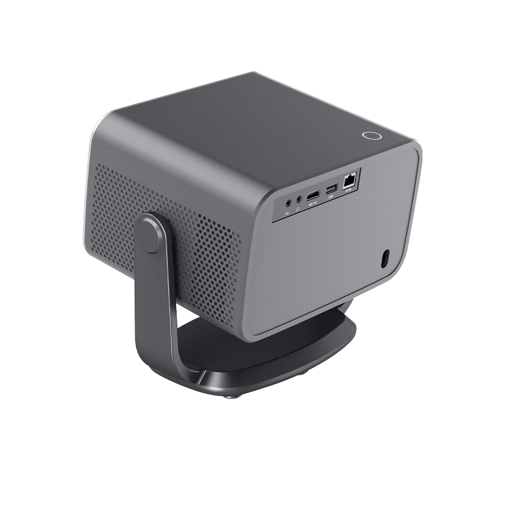 Smart Projector 4K with WiFi 6 and Bluetooth 5.4 AI Auto Focus Auto keystone and Zoom Native 1080P Home Theater Projector 360° Rotation Indoor and Out