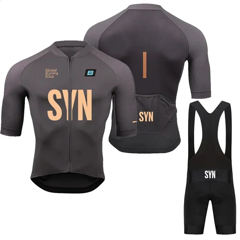 Men Summer SYN BIEHLER Cycling Jersey Set Breathable Racing Cycling Jersey Sport Mtb Bicycle Jersey Bike Cycling Clothing Suit 250920