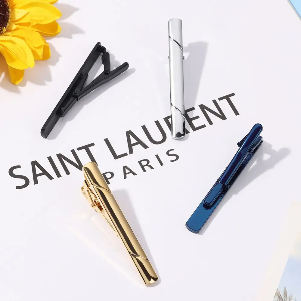 High Quality Tie Clips Metal Copper Necktie Pin For Men Formal Wedding Ceremony Gold Male Women Ties Suit Accessories 250920