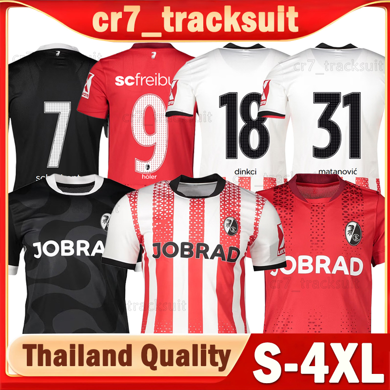 XXXL 4XL 2025 2026 Freiburg Soccer Jerseys matanovic grifo holer dinkci eggestein Football Shirts 25 26 adamu philipp osterhage irie holer scherhant Men Uniforms