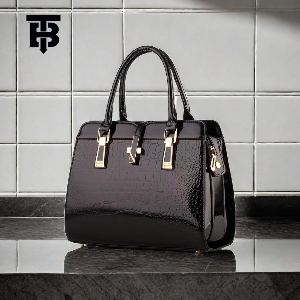 TB BHULAMTE Free Shipping New Designer Women's Handbag 2025 High-quality Stone Pattern Shiny Leather Large Capacity Handbag Commuting Fashion Bag