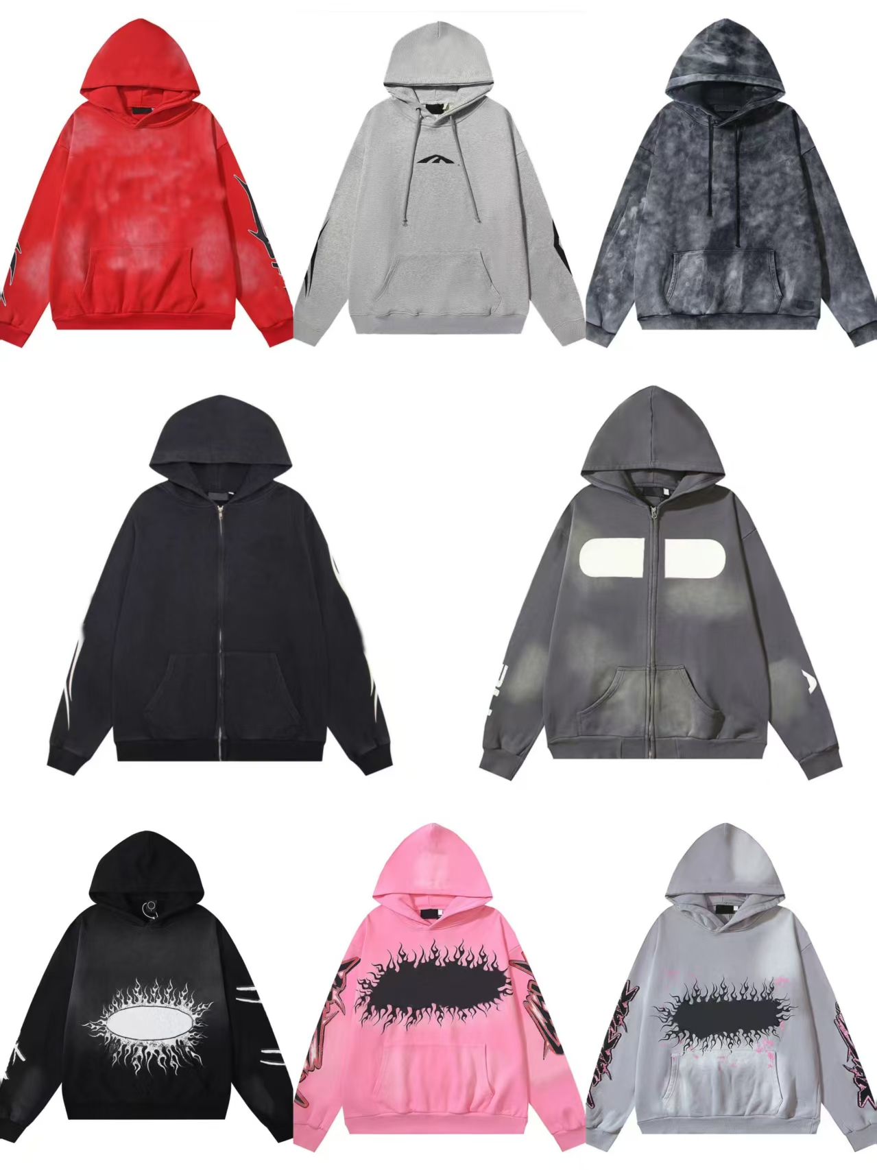 mens hoodie designer hoodie men clothes Hip hop graffiti pattern high quality vintage printed washed hoodie for men and women sports casual loose hoodie US size S-XL