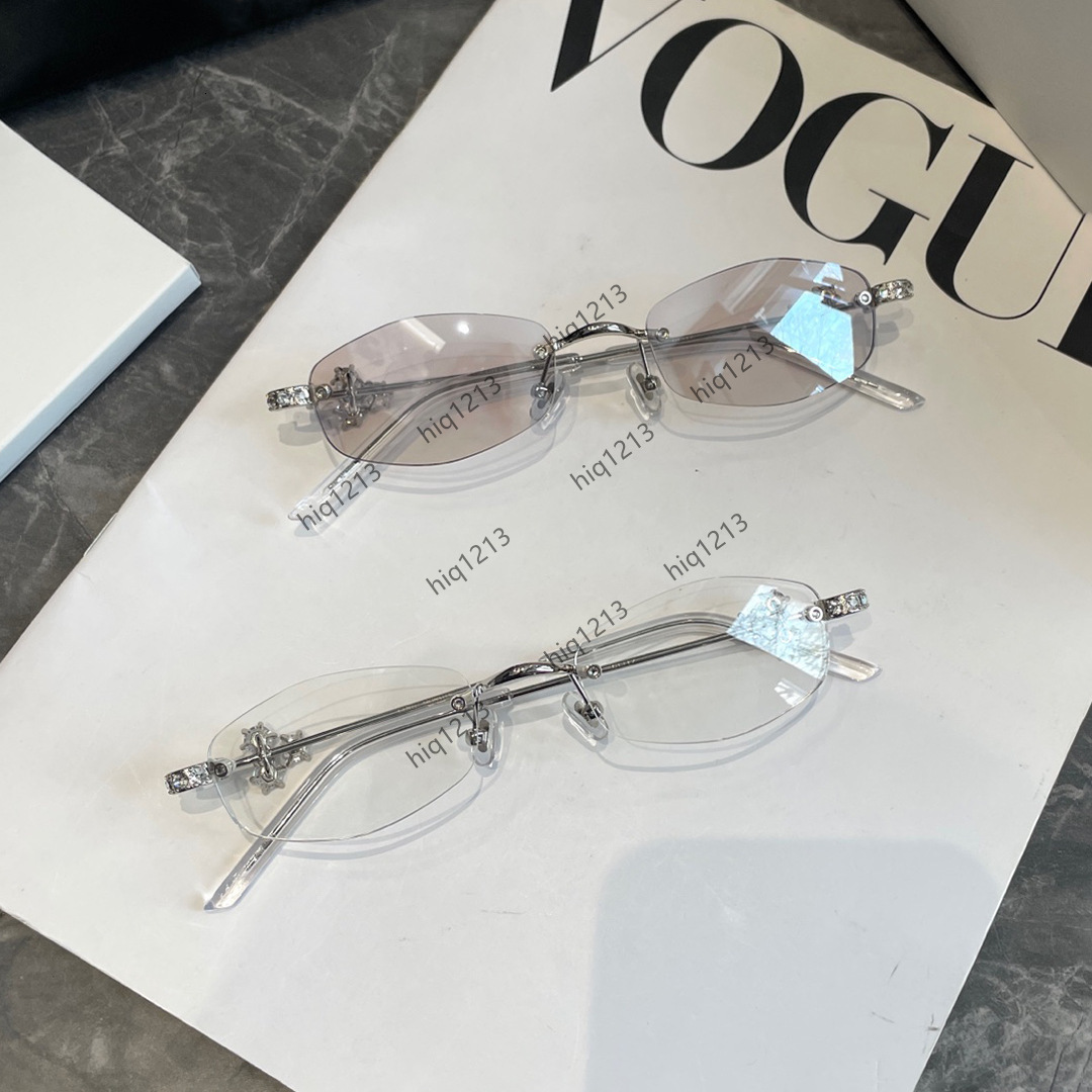 designer luxury gentle monster monter sunglasses glasses for men women 2025 New GM Polygonal Frameless Metal Glasses GLITZ Personalized AntiBlue Light Glass 1YNO