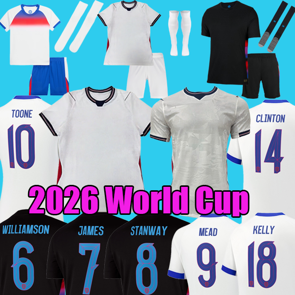 25 26 england Football Shirts womens euro Women Home away 2026 world cup Soccer Jersey Kit Kids set SAKA KANE BELLINGHAM FODEN PALMER goalkeeper