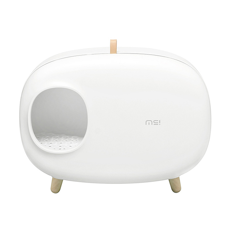 Cat litter box, semi enclosed, cat supplies, cat toilet drawer - high appearance value, Large Deodorant Supplies, Integrated Easy Clean Design, Pet Hy