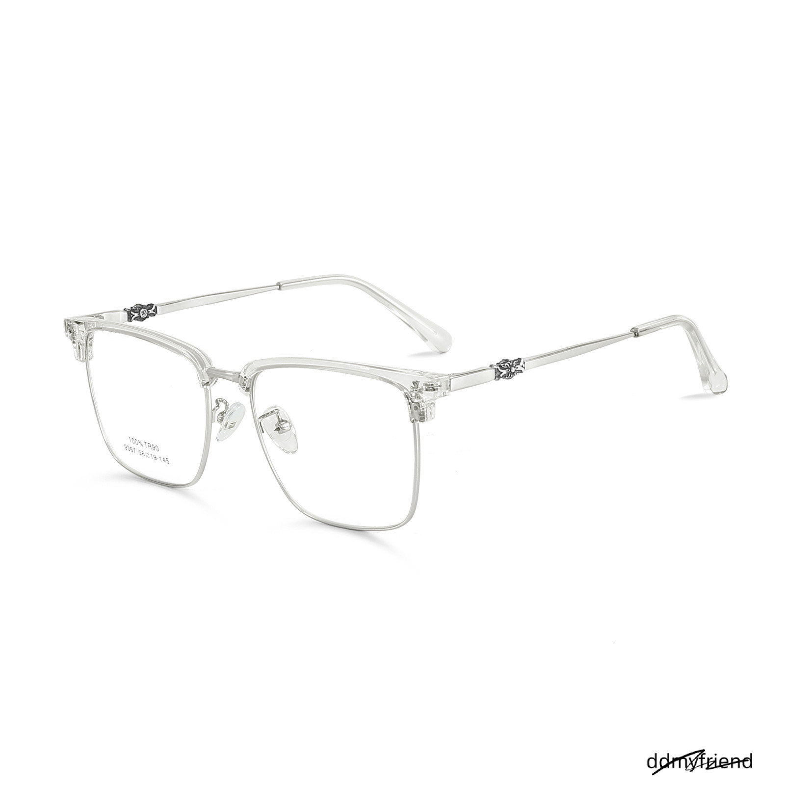 Designer For Women Men Business Anti-Blue Light Flat Mirror Glasses Square Frame Sunglasses Kp822 ddmyfriend ddmyfriend ddmyfriend ddmyfriend