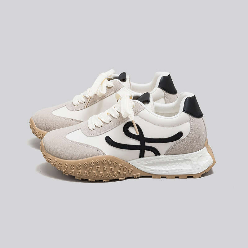 Inner Height Increase German Training Women's Korean Version Thick Sole Petite Versatile Casual Sports Dad Shoes designer shoes trainers slides s