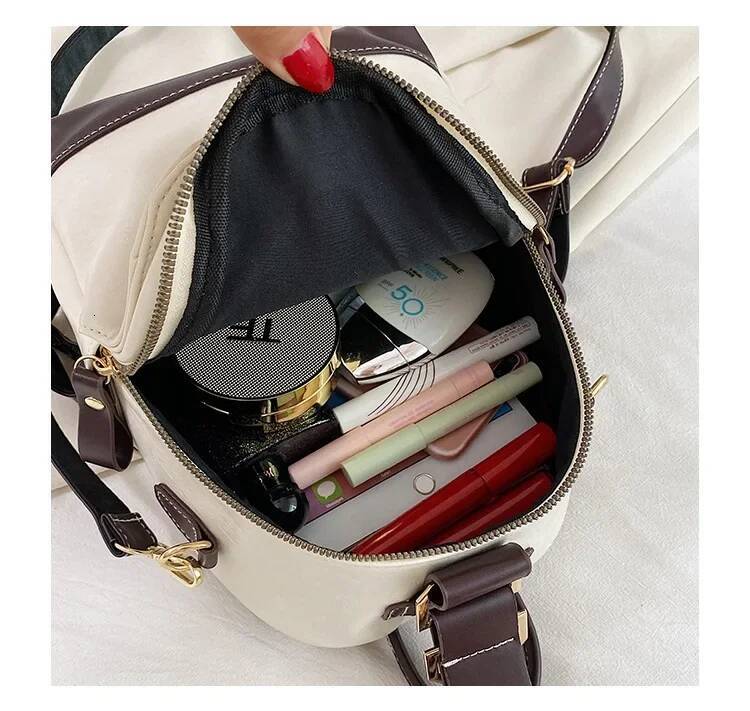 Retro Style Women design s Backpack Women s Shoulder Bag Minimalist Women s Handbag PU Leather Backpack Autumn New Designer Bag