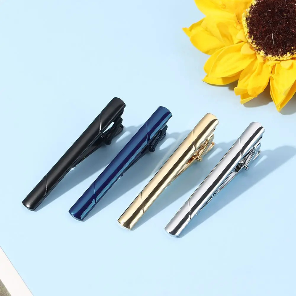 High Quality Tie Clips Metal Copper Necktie Pin For Men Formal Wedding Ceremony Gold Male Women Ties Suit Accessories 250920