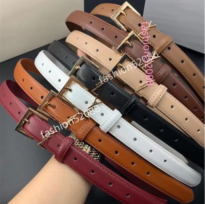 Fashion Belt for Women Genuine Leather Designer Buckle cnosme Waistband High Quality Ladies Waist Belts girls Waistband Width 2.5cm 7 colors 90cm-115cm with box yyyyy