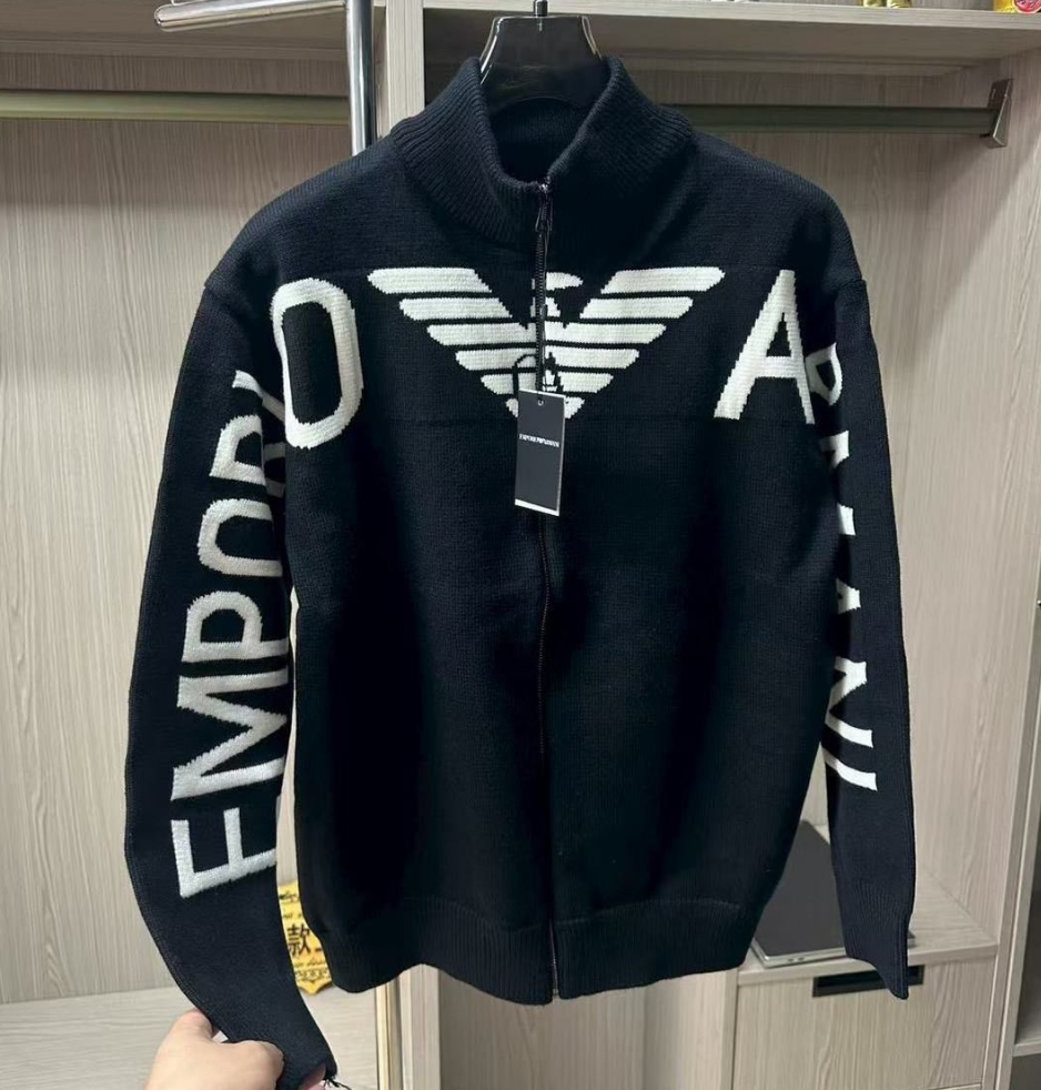 Designer Men's Sweaters Autumn Cardigans Sweater Fashion Couples Long Sleeve Embroidery Letters Zipper Jacquard Cardigan knitting Sweaters Coats