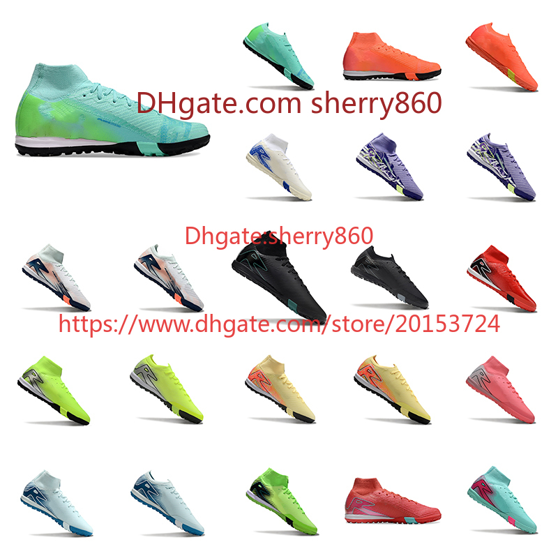 Mens boys women TF soccer shoes football boots cleates Trainers Turf Knit Shoes scarpe calcio Breathable size 35-45EUR