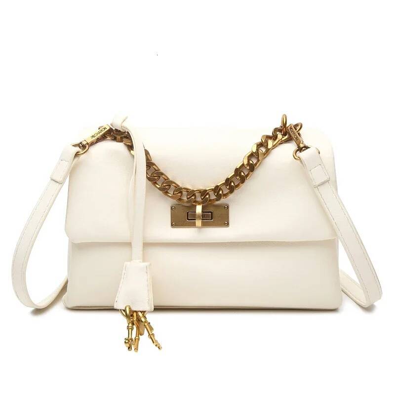 design French Fashion Style Women s Crossbody Bag Minimalist Retro Leather Women s Shoulder Bag Casual Solid Color Handbag Autumn New Designer Bag