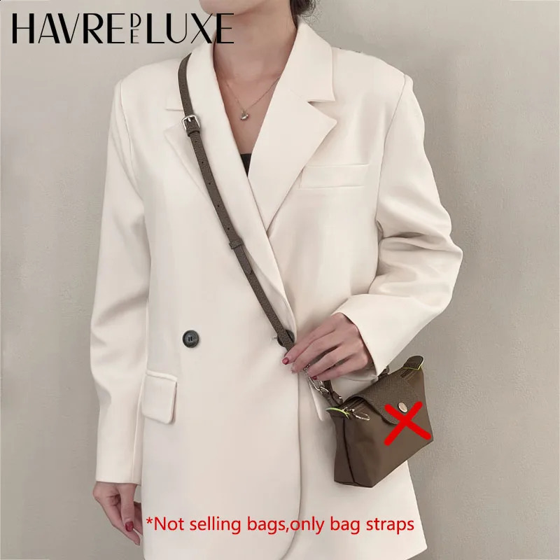 Cow Leather Replacement Crossbody Bag Strap Fit for Longchamp 2025 Mocha Moka mini shoulder strap without punching modification250920