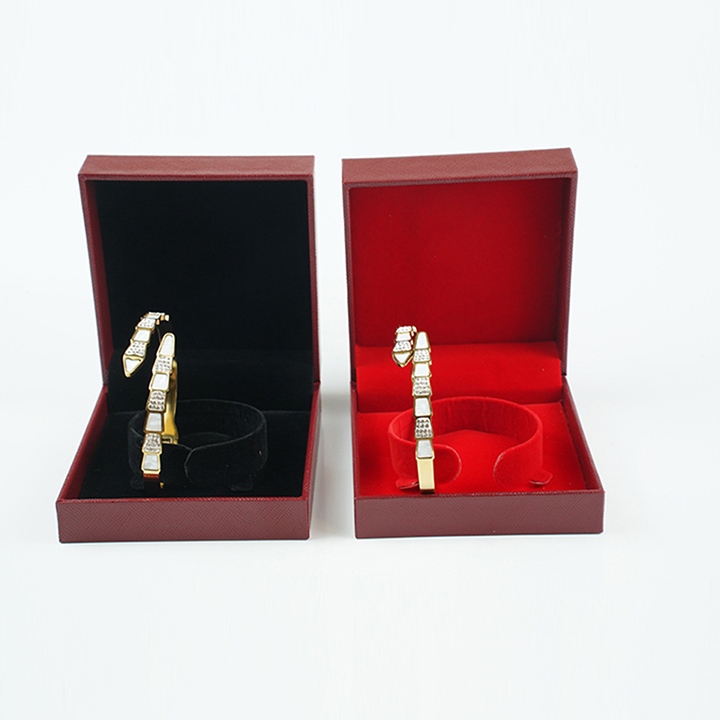 18k gold-plated women's high-end women's jewelry stainless steel open bracelet