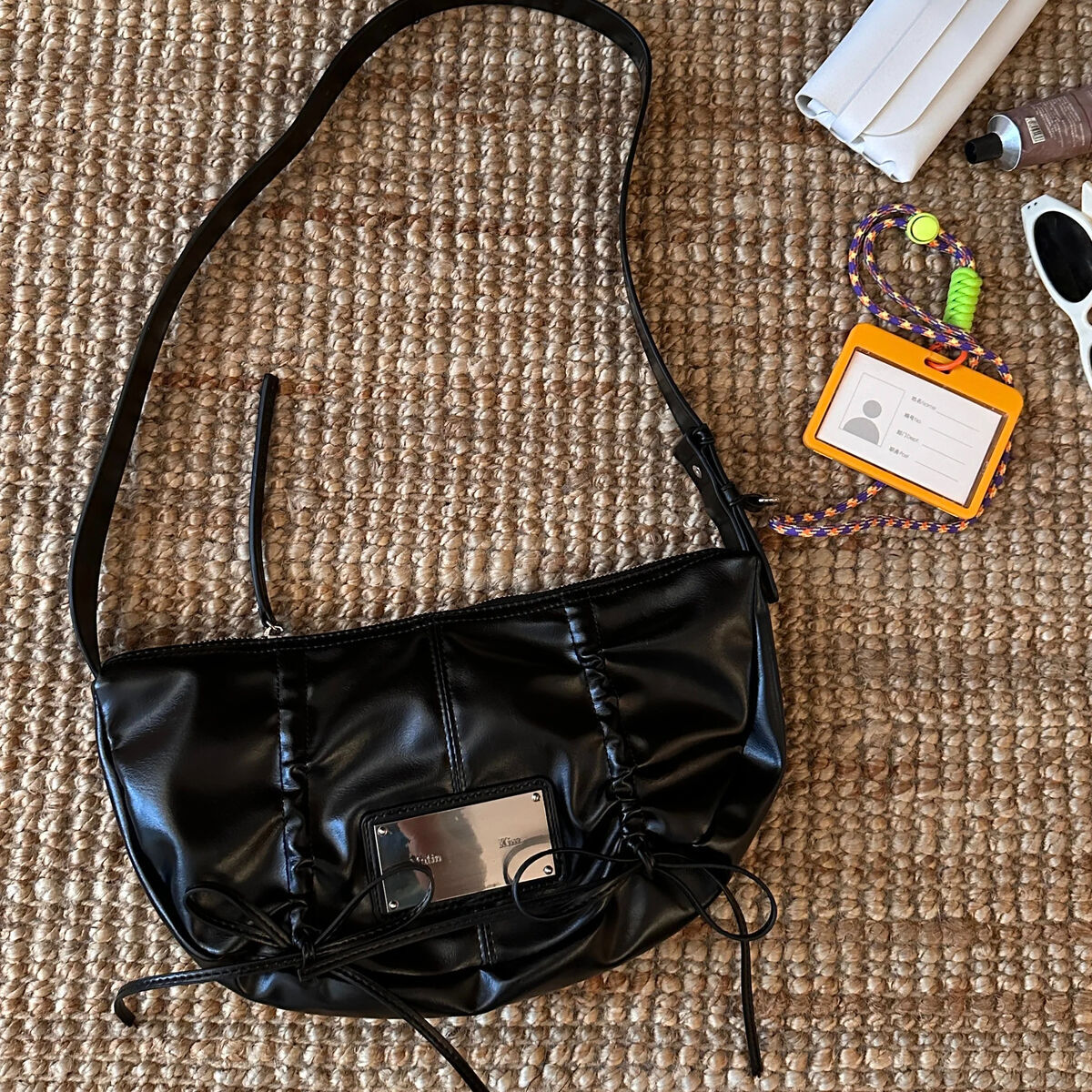 Korean design Minimalist Style Women s Handbag Drawstring Women s Shoulder Bag Large Capacity Women s Crossbody Bag Autumn New Designer Bag