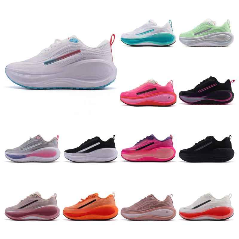 Top Quality Designer Vomero Plus Running Shoes Mens Shock Absorption Trainers Crimson Barely Volt Outdoor Sneakers Size 36-45 Vomeroplus