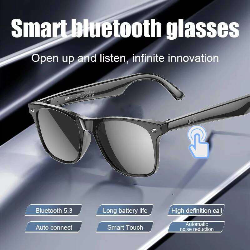 2025 New smart glasses Men Multiple Language Al Intelligent Translation Anti-Blue Lens Wireless Call Voice Assistant Glasses Man camera glasses
